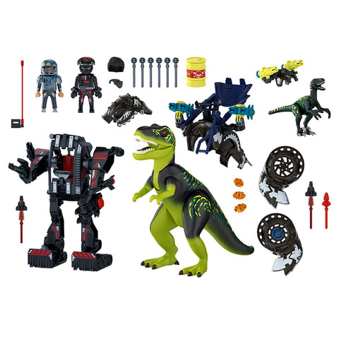 Playmobil t - rex: batalla de los gigantes