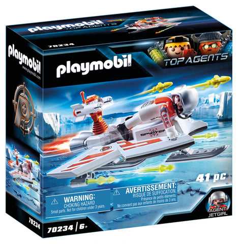 Playmobil espias spy team volador