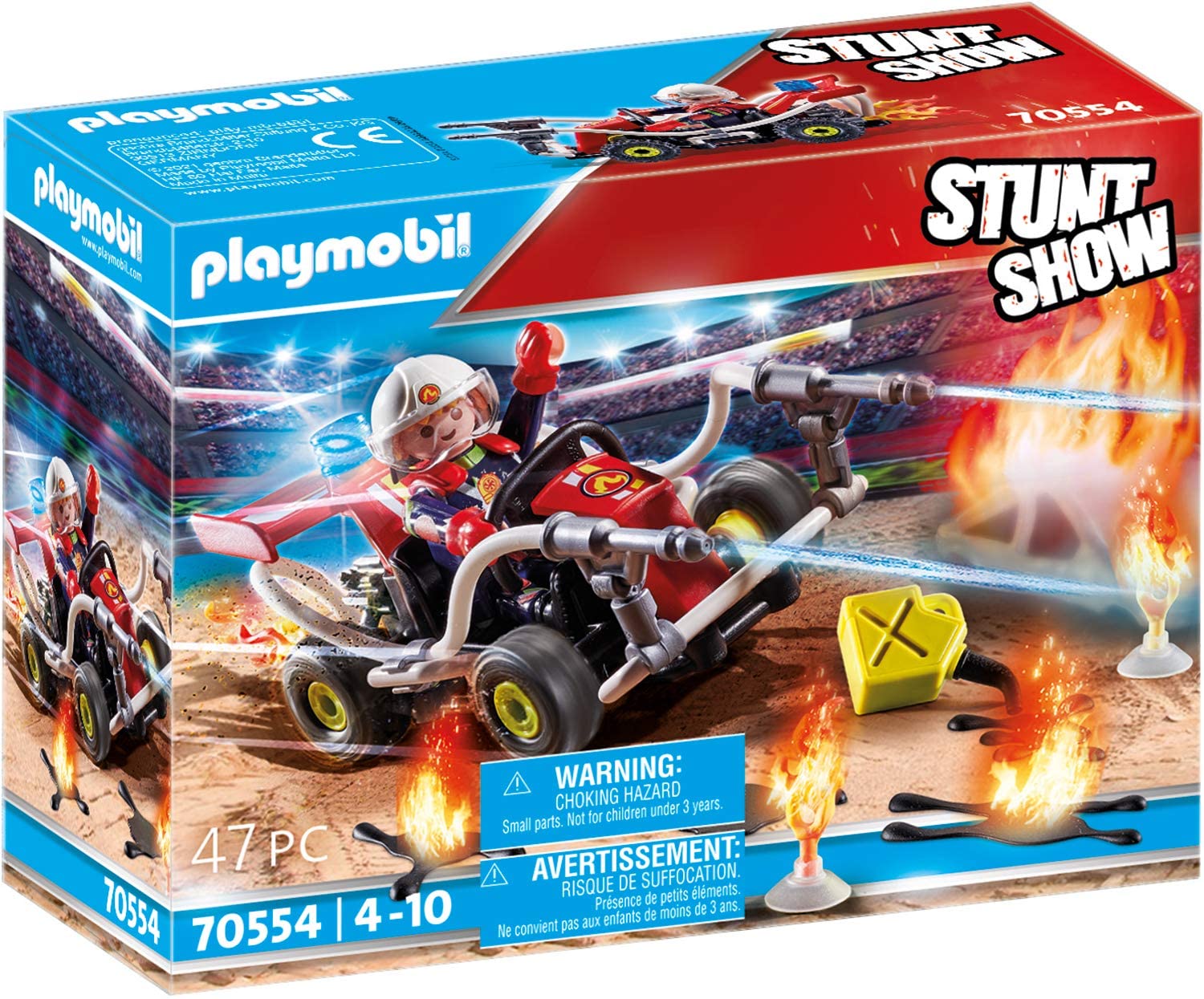 Playmobil stuntshow kart bombero