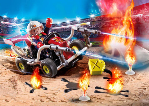 Playmobil stuntshow kart bombero