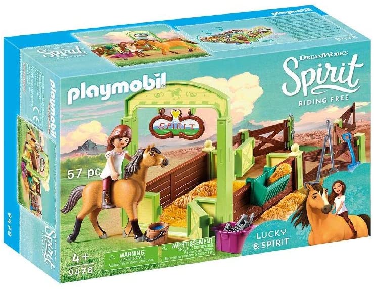 Playmobil spirit indomable establo fortu y spirit