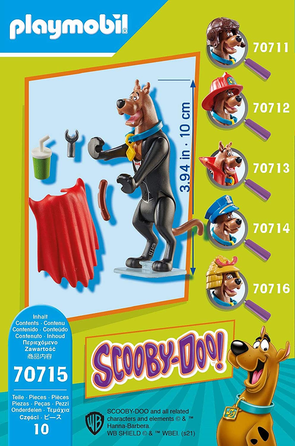 Playmobil scooby - doo! figura coleccionable vampiro