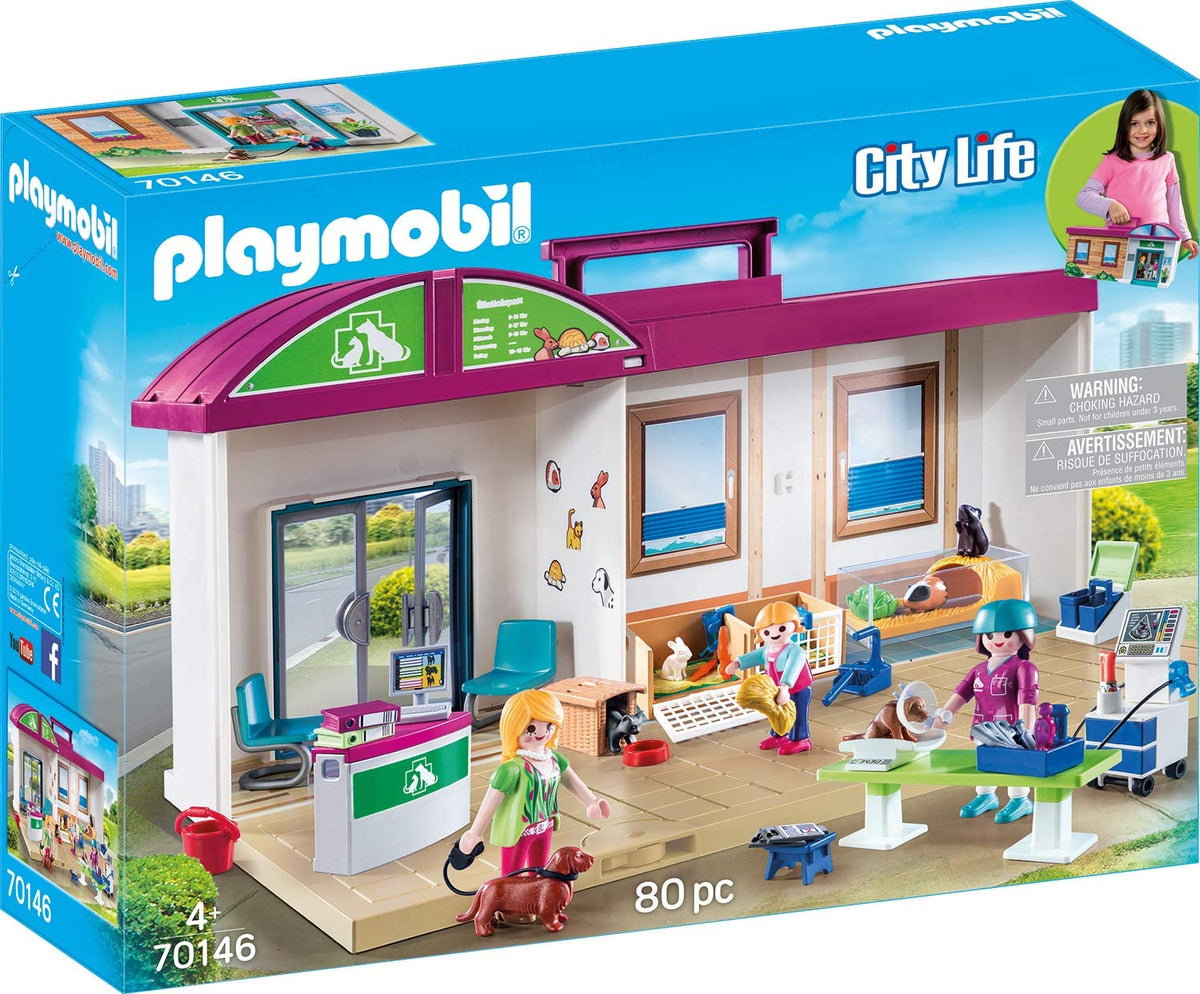 Playmobil clinica veterinaria maletin