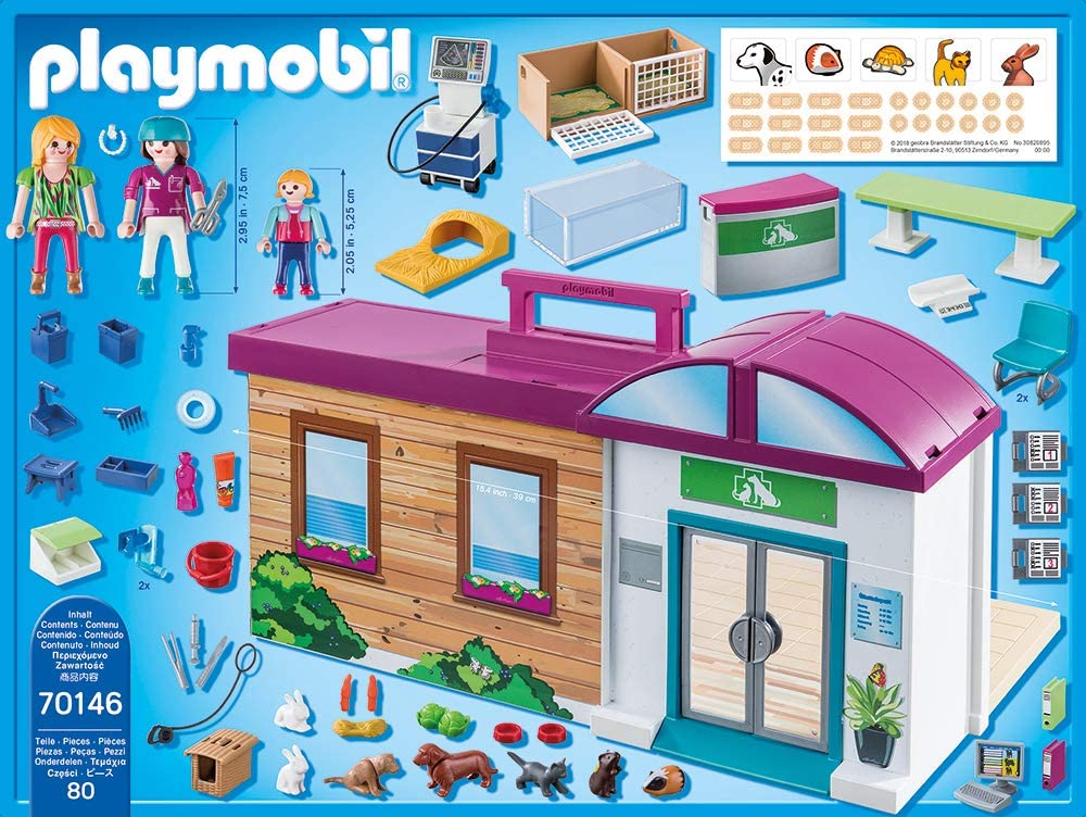 Playmobil clinica veterinaria maletin