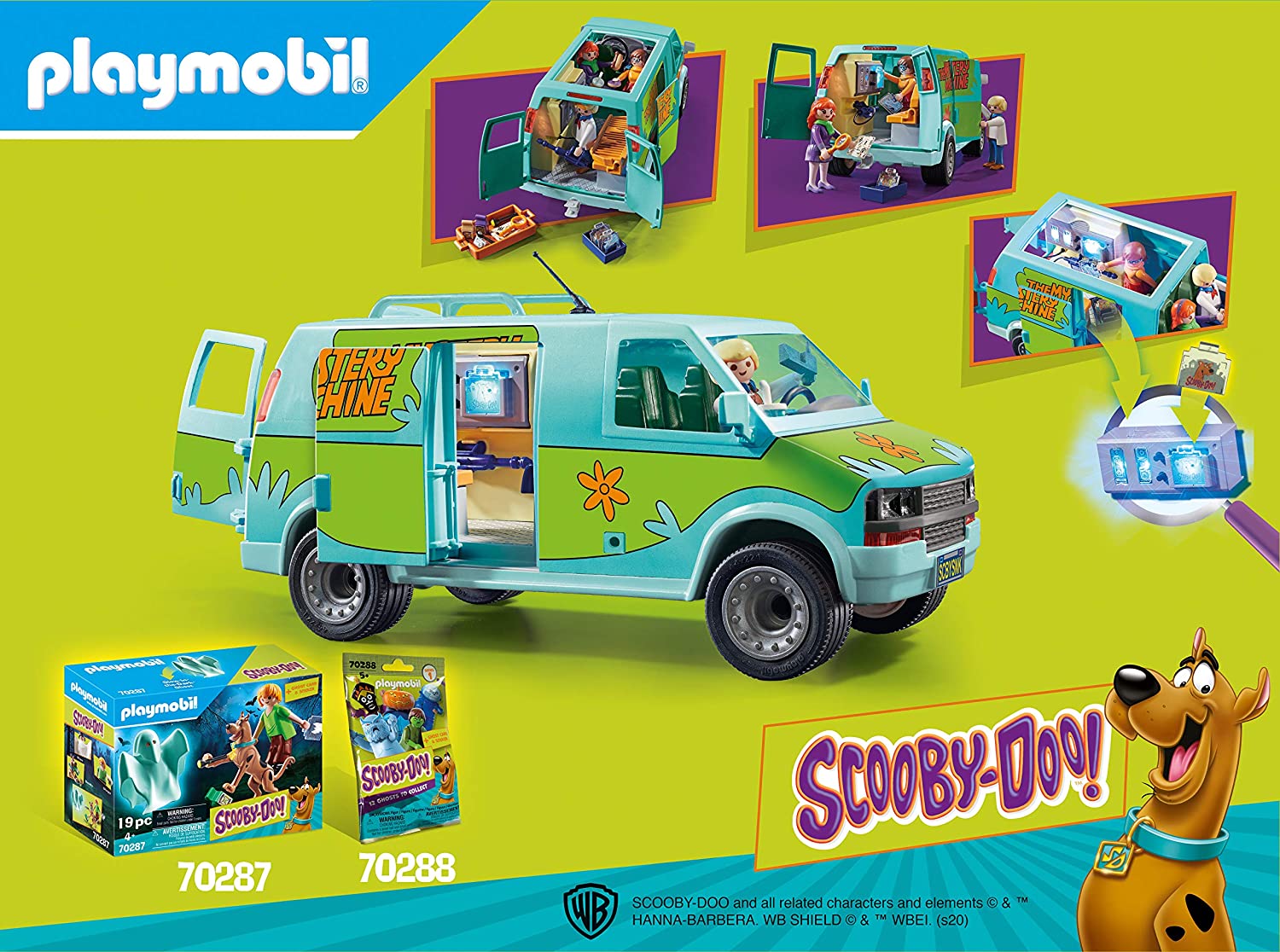 Playmobil scooby - doo! la maquina del misterio