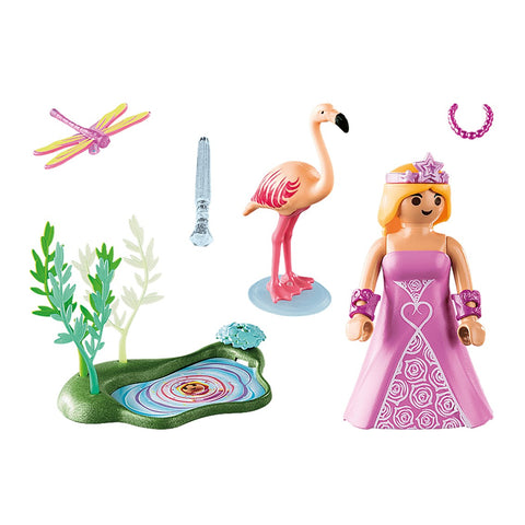 Playmobil princesa en el lago