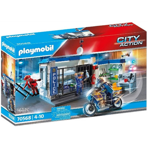 Playmobil ciudad policia escape de la prision