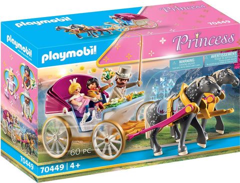 Playmobil carruaje romantico tirado por caballos