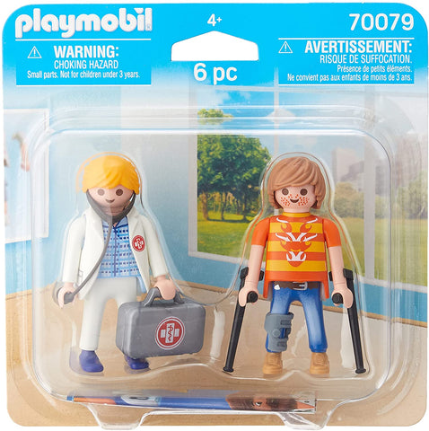 Playmobil duo pack doctora y paciente