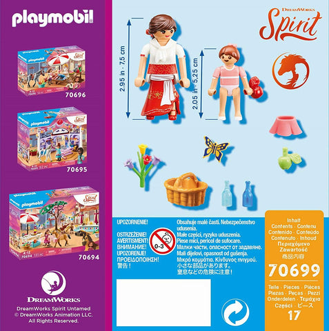 Playmobil spirit indomable joven fortu y milagros