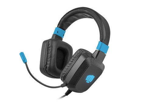 Auriculares gaming fury raptor rgb negro - azul