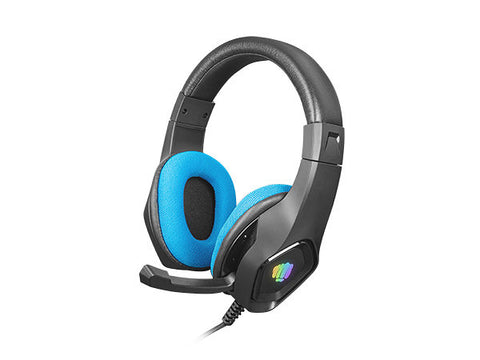 Auriculares gaming fury phantom negro - azul