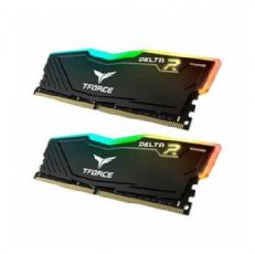 Memoria ram ddr4 32gb 2x16gb 2666mhz teamgroup delta rgb - negro - cl 16 - 1.2v tf3d432g2666hc16cdc01