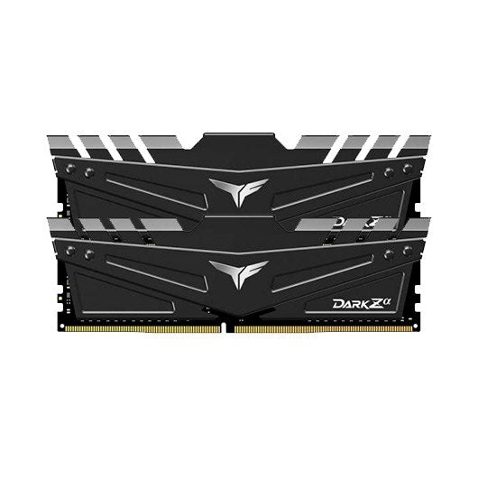 Memoria ram  ddr4 32gb 2x16gb 3200mhz teamgroup dark za negro - cl 16 - 1.35v tdzad432g3200hc16fdc01