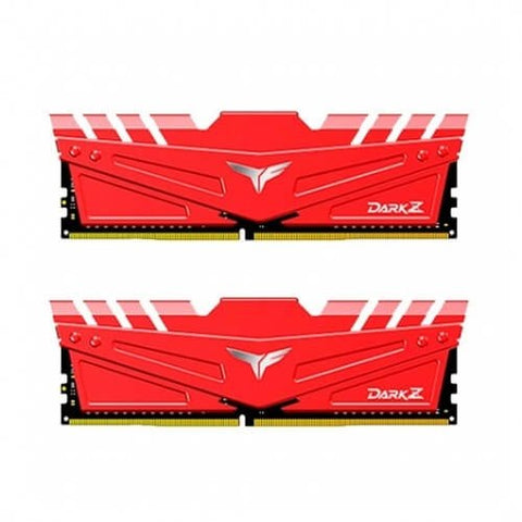 Memoria ram  ddr4 32gb 2x16gb 3200mhz teamgroup dark z rojo - cl 16 - 1.35v tdzrd432g3200hc16fdc01