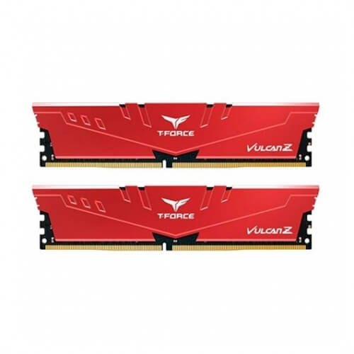 Memoria ram ddr4 32gb 2x16gb 3200mhz teamgroup vulcan z rojo - cl 16 - 1.35v tlzrd432g3200hc16fdc01