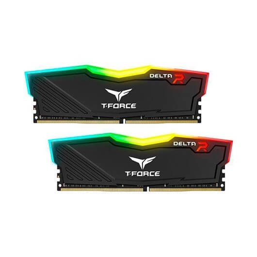 Memoria ram ddr4 16gb 2x8gb 3200mhz teamgroup delta t - force rgb -  cl 16 - 1.35v tf3d416g3200hc16fdc01