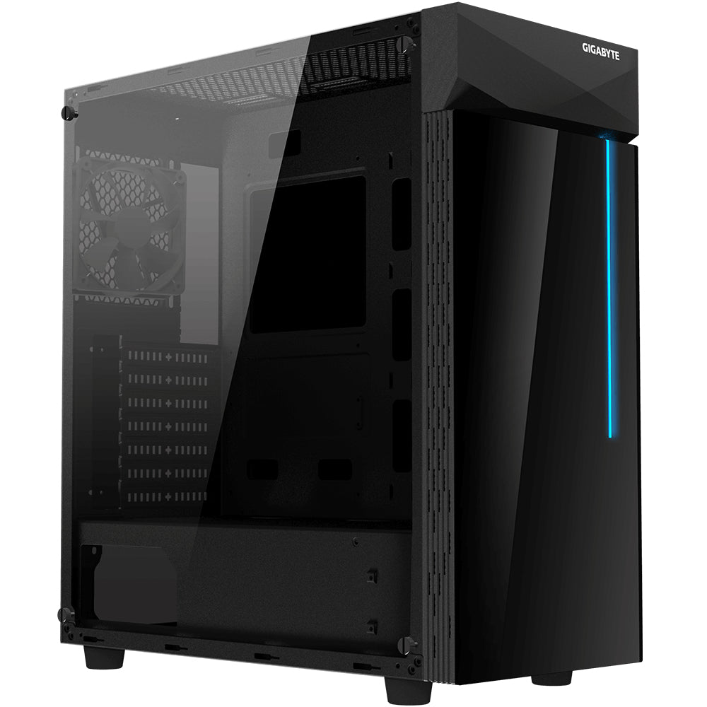 Caja gaming gigabyte c200g atx 2xusb3.0 1xusbc rgb s - f negro