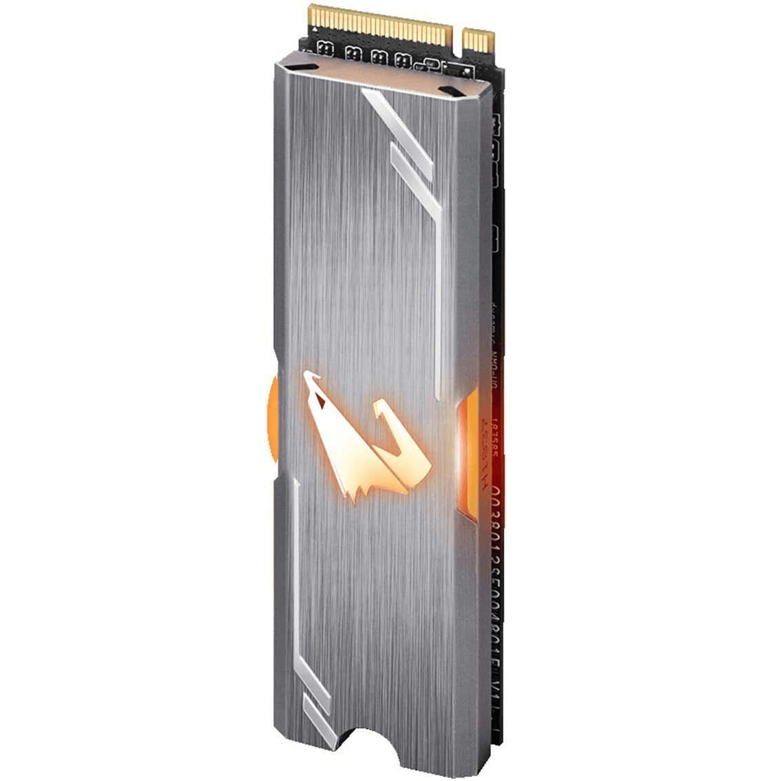 Disco duro interno solido hd m2 ssd 256gb gigabyte aorus rgb nvme 2280 lectura 3100mb - s escritura 1050mb - s gp - asm2ne2256gttdr