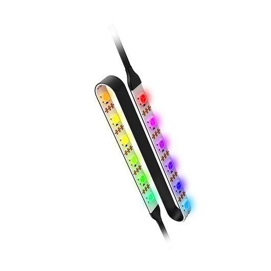 Tira led argb nox stripe argb flexible - magnetica - adhesiva - 20 leds - 40 x 1cm nxhummersargb