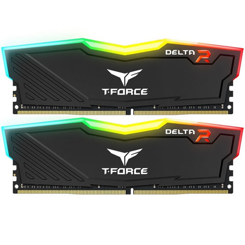 Memoria ram ddr4 16gb 2x8gb 3200mhz teamgroup delta rgb cl 16 - 1.35v tf3d416g3200hc16cdc01