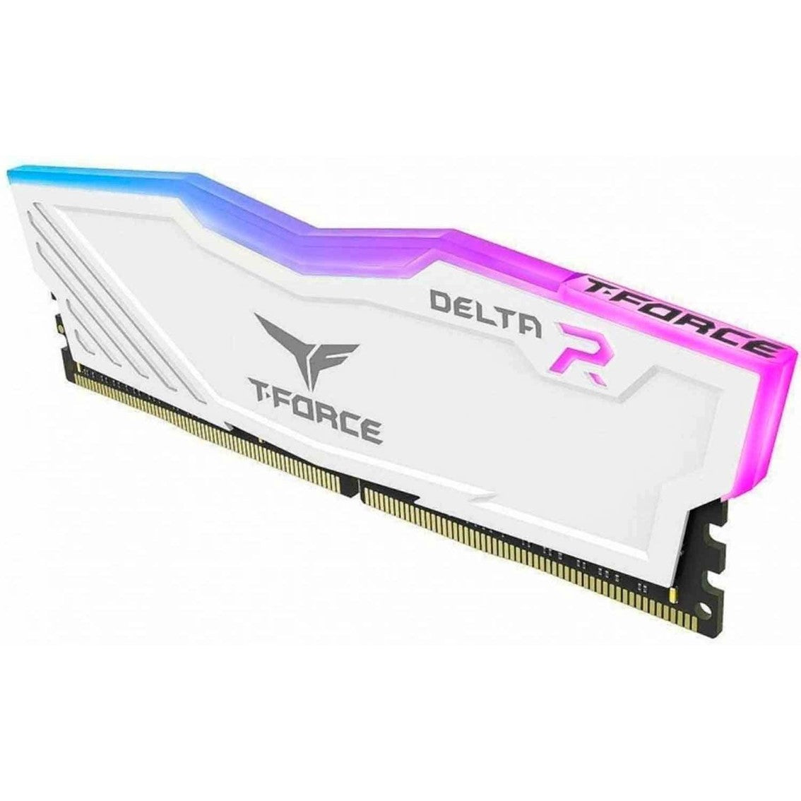 Memoria ram  ddr4 16gb 2x8gb 3200mhz teamgroup delta rgb blanco - cl 16 - 1.35v tf4d416g3200hc16cdc01