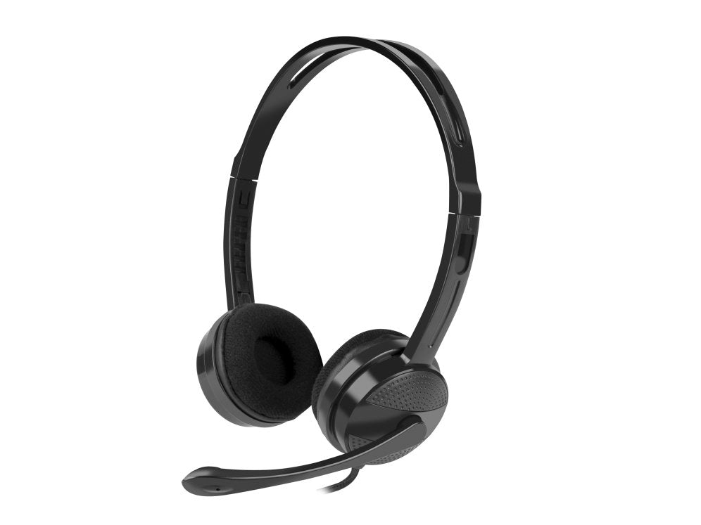 Auriculares natec canary con microfono negros