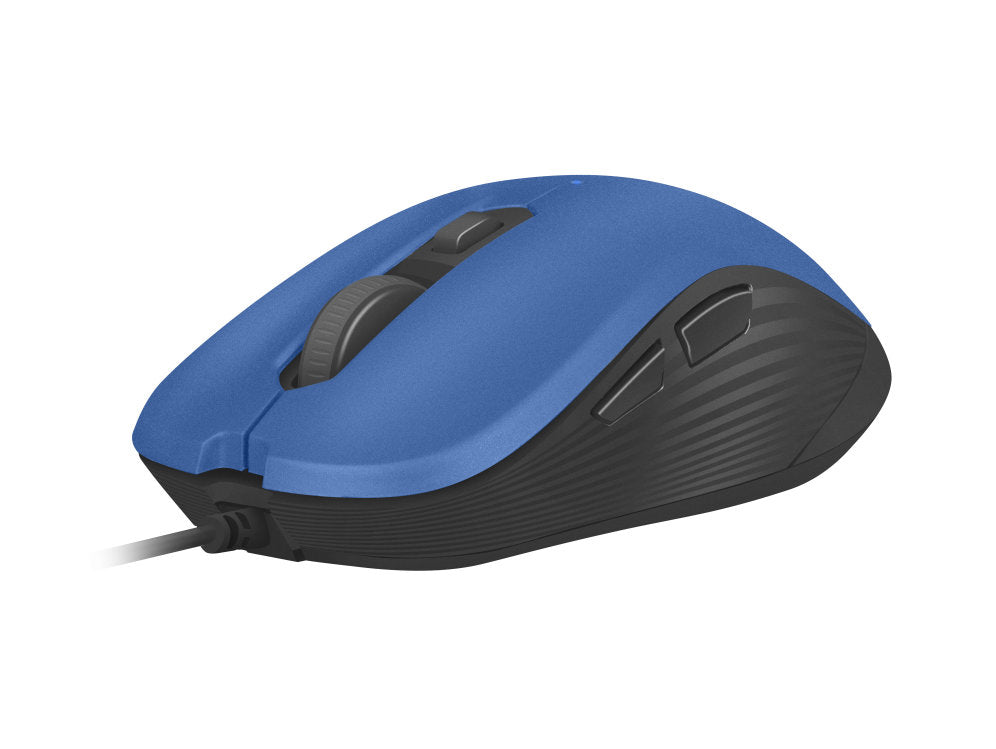 Raton natec drake optico 3200 dpi azul negro