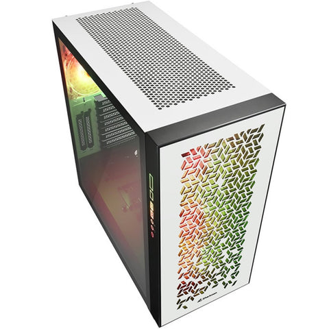 Caja sharkoon elite shark ca300h atx 2xusb3.0 sin fuente blanco