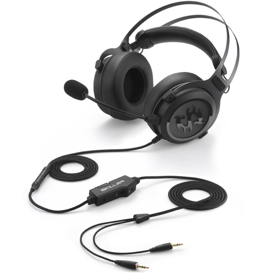 Auriculares gaming sharkoon skiller sgh3 negro microfono alambrico