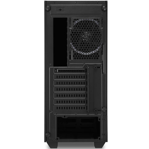 Caja sharkoon lit 100 atx 2 x usb 3.0 rgb sin fuente negro