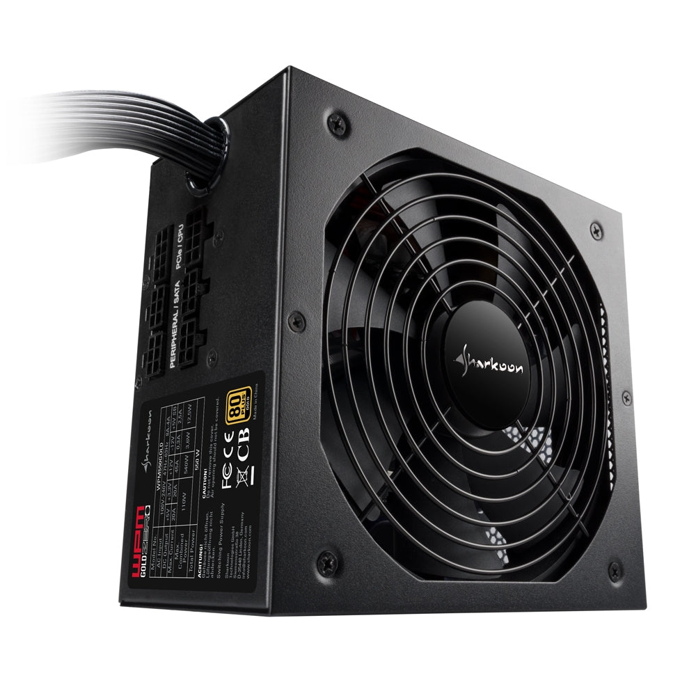 Fuente alimentacion sharkoon wpm gold zero gaming atx 650w