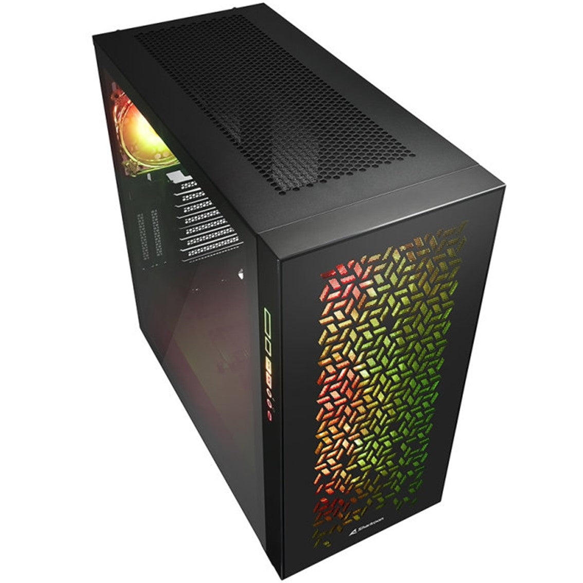 Caja sharkoon elite shark ca300h atx 2xusb3.0 sin fuente negro