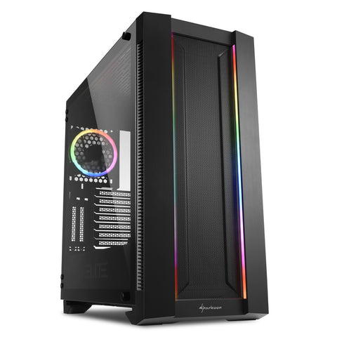 Caja sharkoon elite shark ca200m atx 2xusb3.0 sin fuente