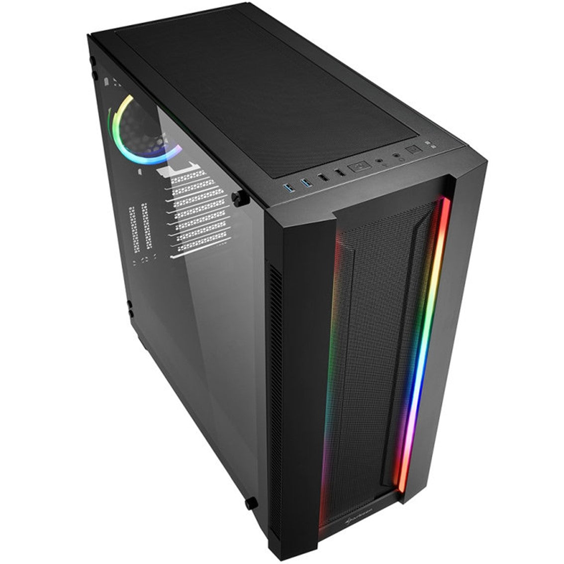 Caja sharkoon elite shark ca200m atx 2xusb3.0 sin fuente