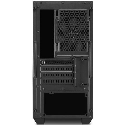 Caja sharkoon s1000 matx 2xusb 3.0 sin fuente negra