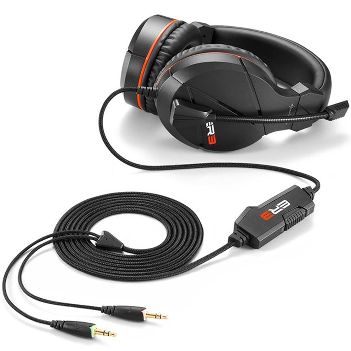 Auriculares gaming sharkoon rush er3 negro microfono alambrico