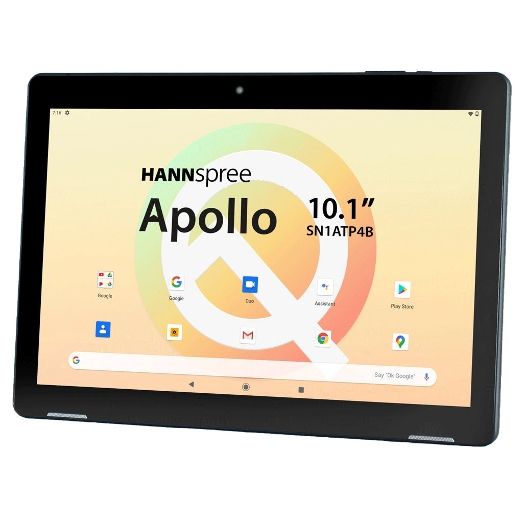 Tablet hannspree apollo 10.1pulgadaspulgadas hd ips 3gb 32gb android 10 negra con funda