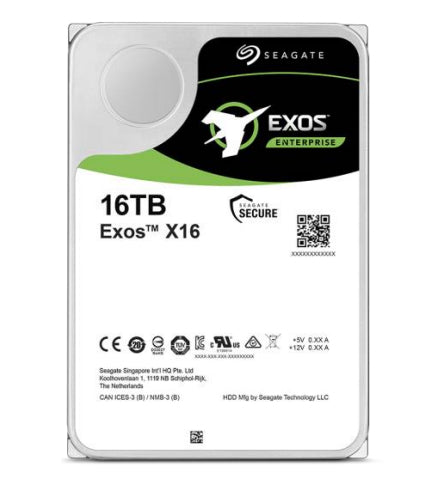 Disco duro interno hdd seagate exos x18 16tb sata3 256mb