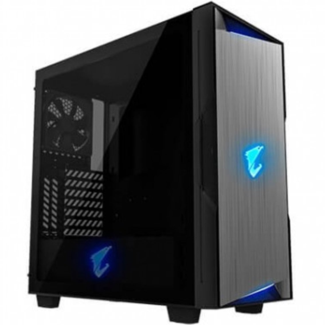 Caja gaming gigabyte ac300g atx 2xusb3.0 1xusbc rgb s - f negro