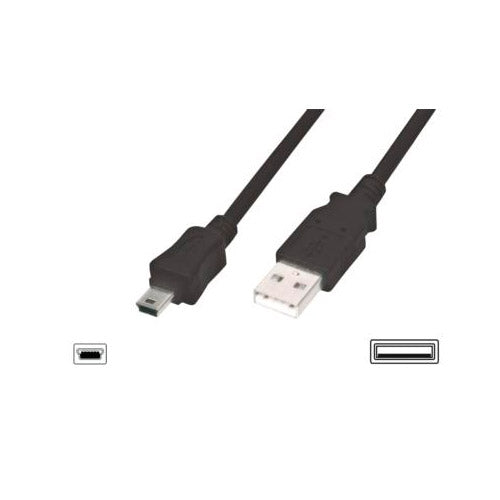 Cable usb 2.0 equip tipo a -  b mini (5pin) 1.8m