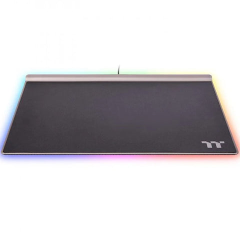 Alfombrilla thermaltake argent mp1 rgb antideslizante -  35.9cm ancho -  25.4cm largo -
