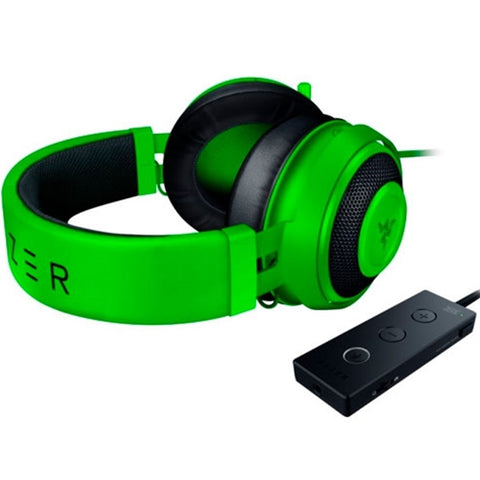 Auriculares gaming razer kraken tournament edition pc -  ps4 verde