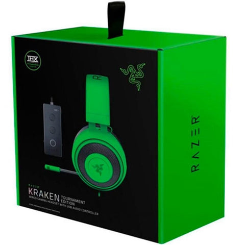 Auriculares gaming razer kraken tournament edition pc -  ps4 verde