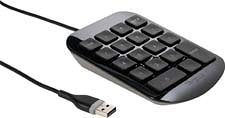 Teclado numerico targus usb negro