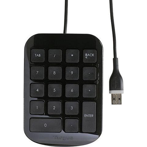 Teclado numerico targus usb negro