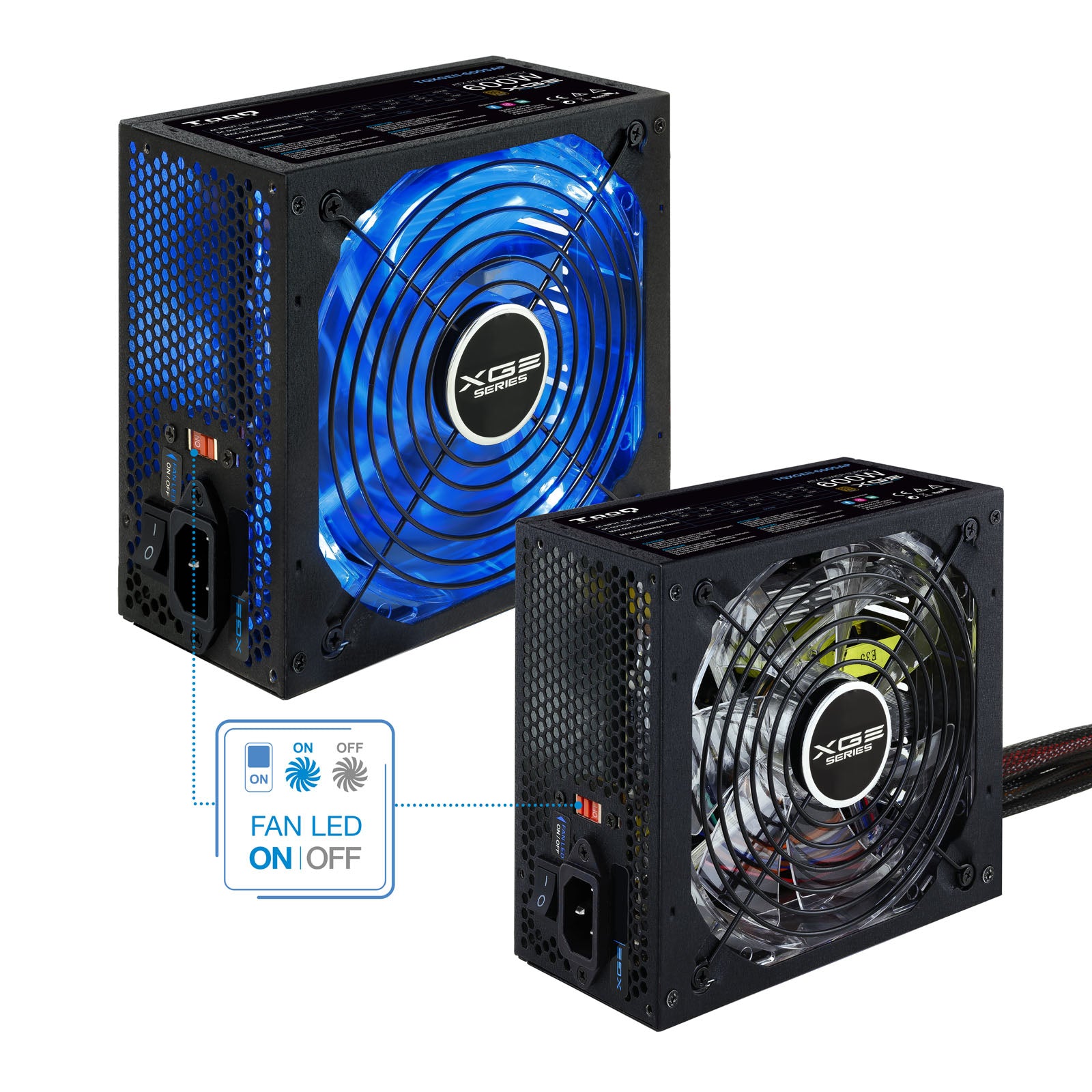 Fuente de alimentacion tooq tqxgeii - 600sap 600w 80+ bronze gaming