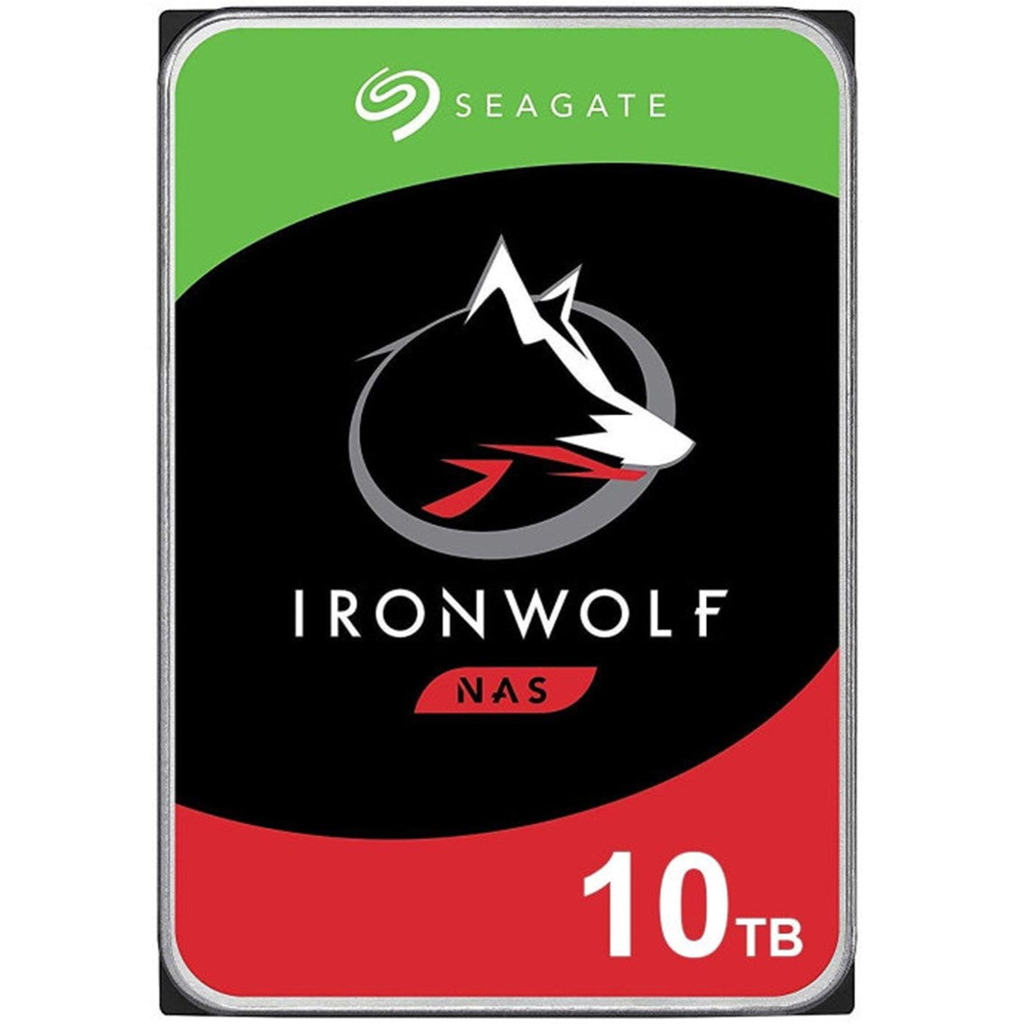 Disco duro interno hdd seagate ironwolf nas st10000vn0008 10tb 3.5pulgadas 7200rpm -  256mb -  sata3