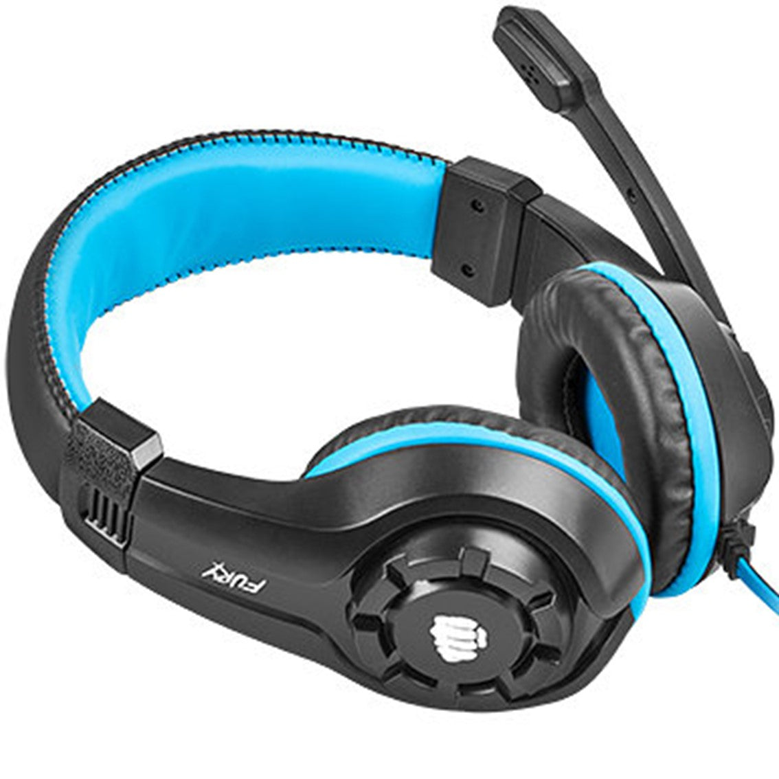 Auriculares gaming fury wildcat negro - azul