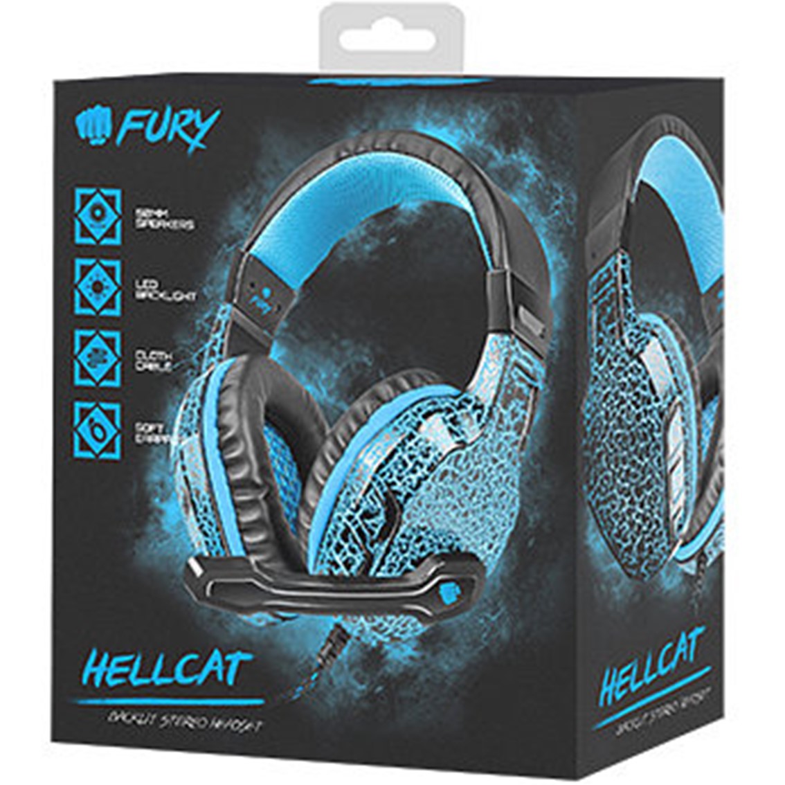 Auriculares gaming fury hellcat